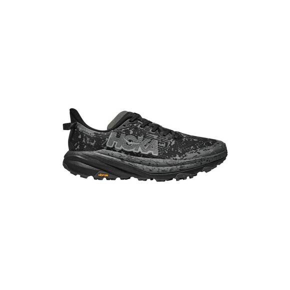 NEW HOKA men\'s speedgoat 6 gtx shoes in black/outer orbit main image 5